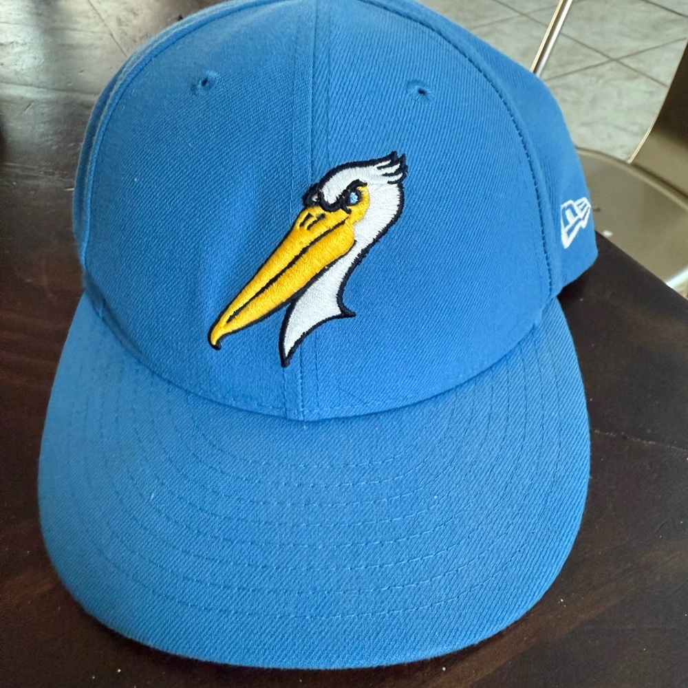 Myrtle Beach Pelicans kids fitted hat. Little uses. 6 7/8